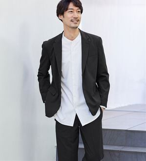 REMEN'S（リメンズ）の「【接触冷感】楽ちんセットアップ（ビジネススーツ）」｜ブラック