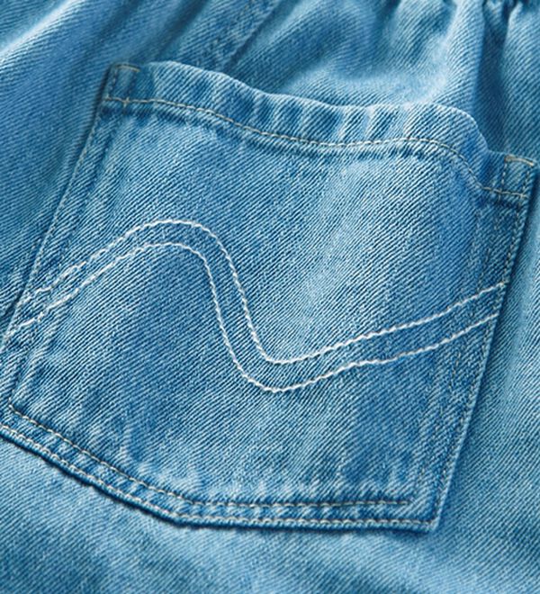 BELLUNA（ベルーナ）の「綿麻デニムすっきり見えゆるパンツ（フルレングスパンツ）」｜詳細画像