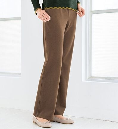 VINNO（ヴィノ）の「暖かピーチ起毛・ワイドパンツ（ワイドパンツ・ガウチョ）」