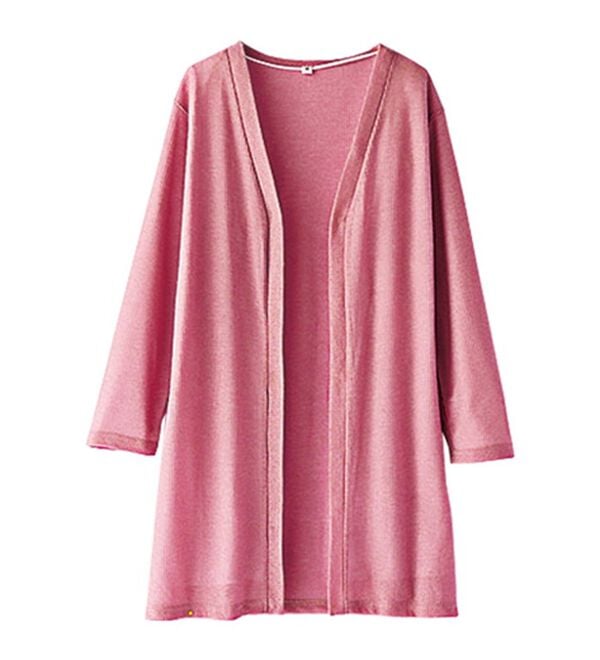 BELLUNA（ベルーナ）の「花柄プリントレースカーディガンアンサンブル（アンサンブル）」｜詳細画像