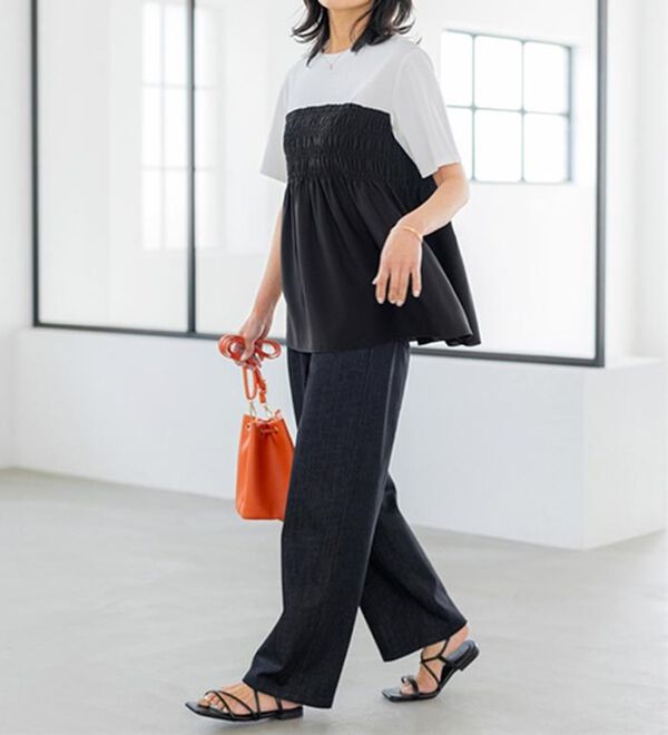 BELLUNA（ベルーナ）の「ビスチェ風ドッキングチュニック（チュニック）」｜詳細画像