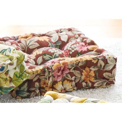 「高級ゴブラン織り厚みたっぷりクッキークッション（チェアカバー・チェアパッド）」