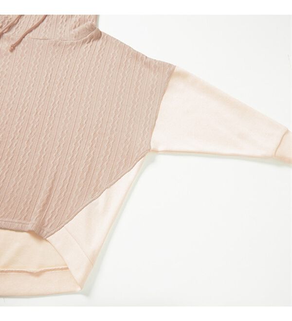 RANAN（ラナン）の「異素材切替プルオーバー（カットソー）」｜詳細画像