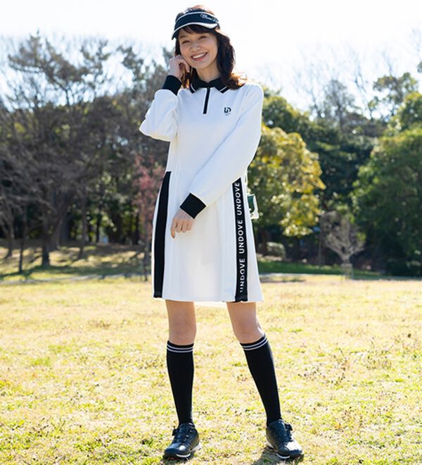 BELLUNA（ベルーナ）の「【三枝こころコラボ】衿付配色切替プリーツワンピース（その他ワンピース）」｜詳細画像