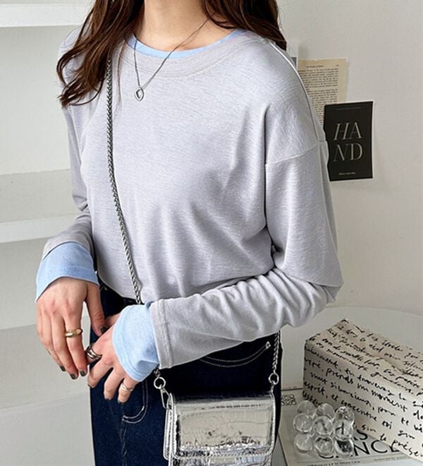 GeeRA（ジーラ）の「着回し自在！スラブシアートップス（カットソー）」｜詳細画像