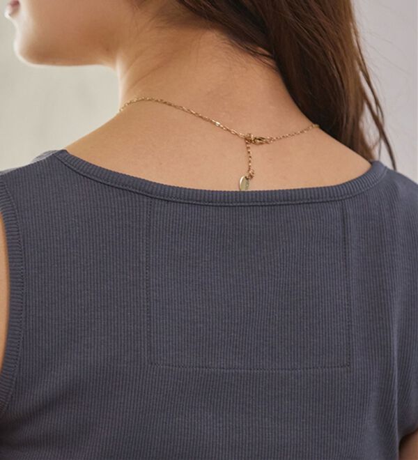 Viola e Viola（ヴィオラ エ ヴィオラ）の「保冷剤ポケット付スクエアタンクトップ（タンクトップ・キャミソール）」｜詳細画像