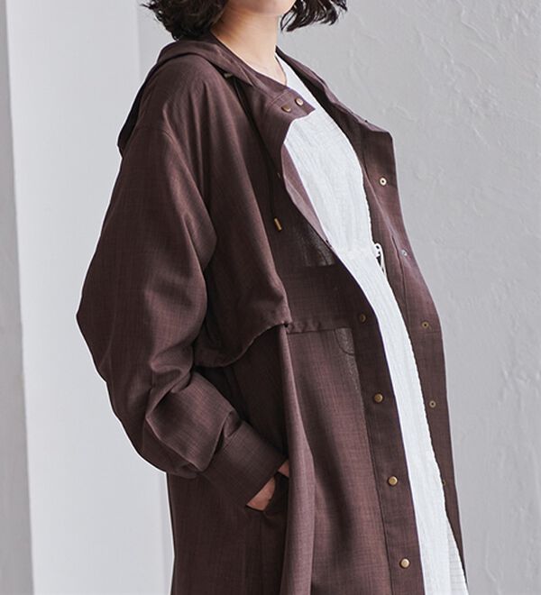 RANAN（ラナン）の「バックドロストデザインロングジャケット（ロングコート）」｜詳細画像