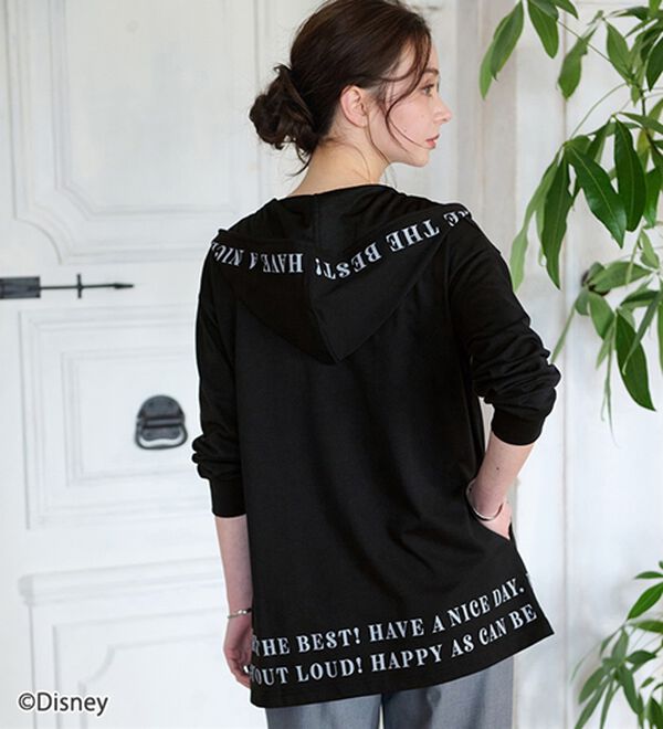 BELLUNA（ベルーナ）の「＜Ｄｉｓｎｅｙ＞【ミッキー】ロゴプリント裏メッシュパーカー（パーカー）」｜詳細画像