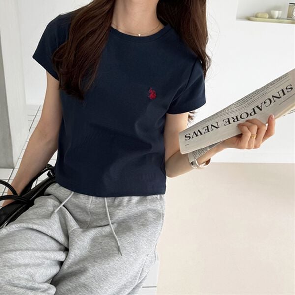 GeeRA（ジーラ）の「【ＵＳ．ＰＯＬＯ．ＡＳＳＮ】汗染み防止ミニＴシャツ（Tシャツ）」｜詳細画像