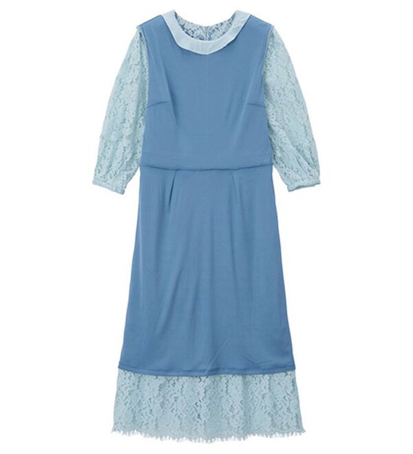 RANAN（ラナン）の「配色デザインレースワンピース（その他ワンピース）」｜詳細画像