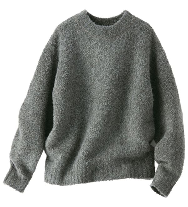 BELLUNA（ベルーナ）の「やわらかブークレニットプルオーバー（ニット・セーター）」｜詳細画像