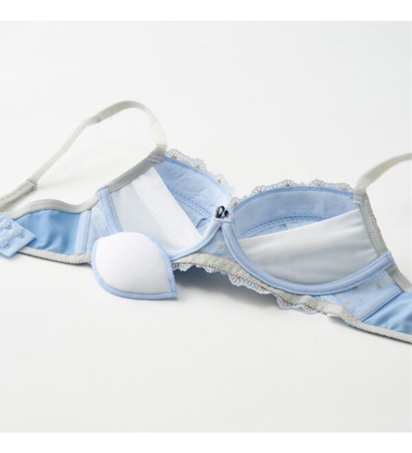 YU'NOW（ユナウ）の「ぷるるん谷間のノンワイヤーブラ＆ショーツ（ブラジャー＆ショーツセット）」｜詳細画像