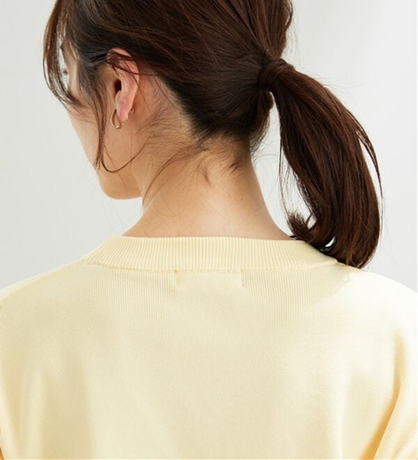 BELLUNA（ベルーナ）の「裾ボタン重ね着風ニットプルオーバー（ニット・セーター）」｜詳細画像