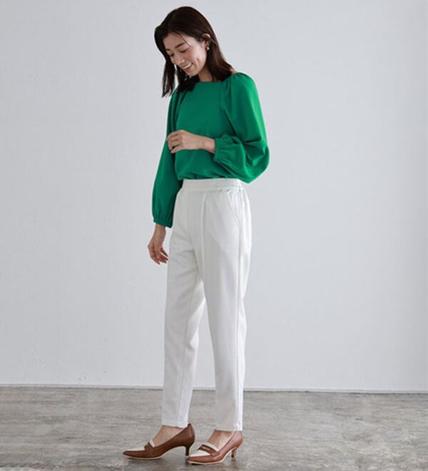 Pierrot（ピエロ）の「スクエアネックボリュームブラウス（ブラウス）」｜詳細画像