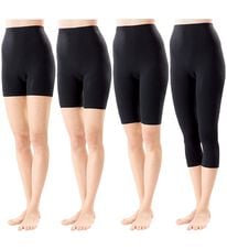 LAVIENNE（ラヴィエンヌ）の「選べる丈がうれしい綿１００％スパッツ（肌着・インナーウェア）」