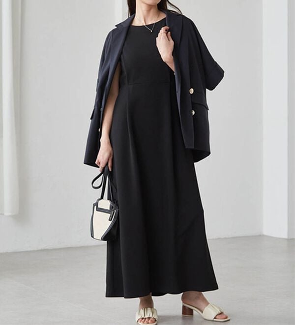 RANAN（ラナン）の「上品見えバックギャザーワンピース（その他ワンピース）」｜詳細画像