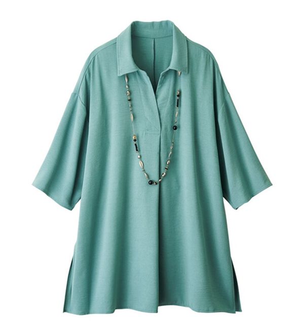 ルフラン（ルフラン）の「軽やか涼しいスキッパーチュニック（チュニック）」｜詳細画像