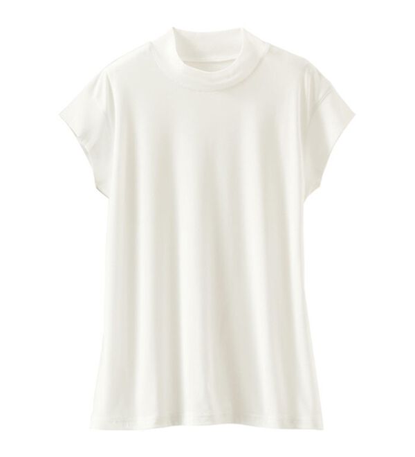 BELLUNA（ベルーナ）の「脱Ｔシャツ！チュールデザイントップス（カットソー）」｜詳細画像