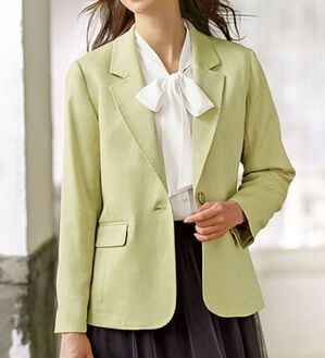 BELLUNA（ベルーナ）の「＜楽スタフィット＞テーラードジャケット（テーラードジャケット）」｜グリーン