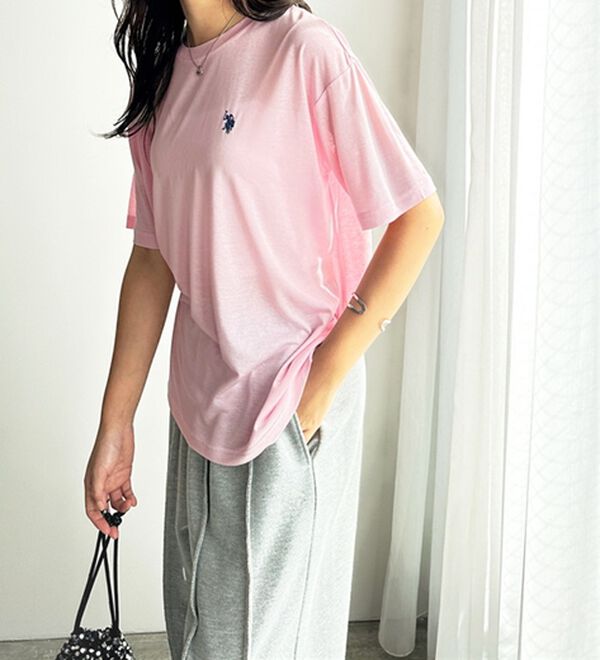 GeeRA（ジーラ）の「【Ｕ．Ｓ．　ＰＯＬＯ　ＡＳＳＮ．】スラブシアーTシャツ（Tシャツ）」｜詳細画像