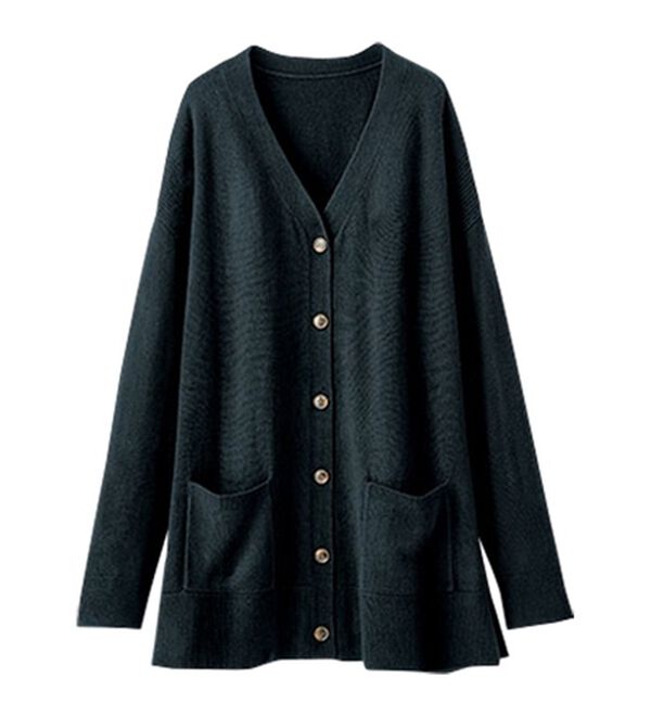 BELLUNA（ベルーナ）の「ふんわりカシミヤタッチニットカーディガン（ニットカーディガン）」｜詳細画像