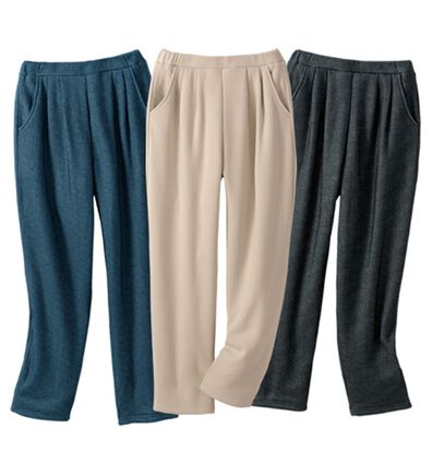 LAVIENNE（ラヴィエンヌ）の「【３色組】あったかラク！裏シャギーニットデニムパンツ（スパッツ・レギンス）」