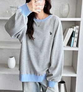 GeeRA（ジーラ）の「【U.S.POLOASSN】オーバーサイズワッフルスウェット（カットソー）」