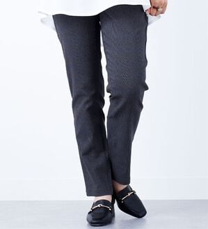 BELLUNA（ベルーナ）の「ウルトラ美脚！ストレッチパンツ（フルレングスパンツ）」｜チャコール系チェック