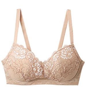 LAVIENNE（ラヴィエンヌ）の「ウイング「小さく見せるブラ」（ブラジャー）」｜ベージュ