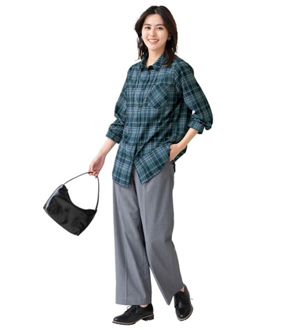 ルフラン（ルフラン）の「【３色組】爽＊シアーチェックシャツ（シャツ）」｜詳細画像