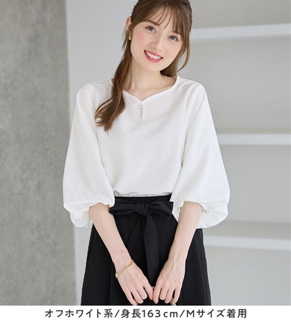 alotta（アロッタ）の「【２点セット】洗える！楽キレイセットアップ（ブラウススーツ）」｜詳細画像