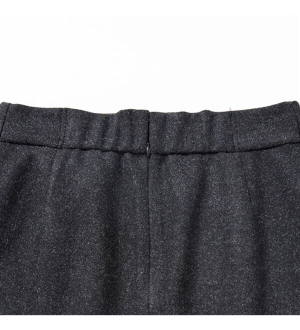 RANAN（ラナン）の「ウールライク素材ミディ丈スカート（ひざ丈スカート）」｜詳細画像