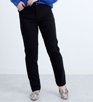 BELLUNA（ベルーナ）の「あったか裏トリコットストレッチパンツ（フルレングスパンツ）」｜黒