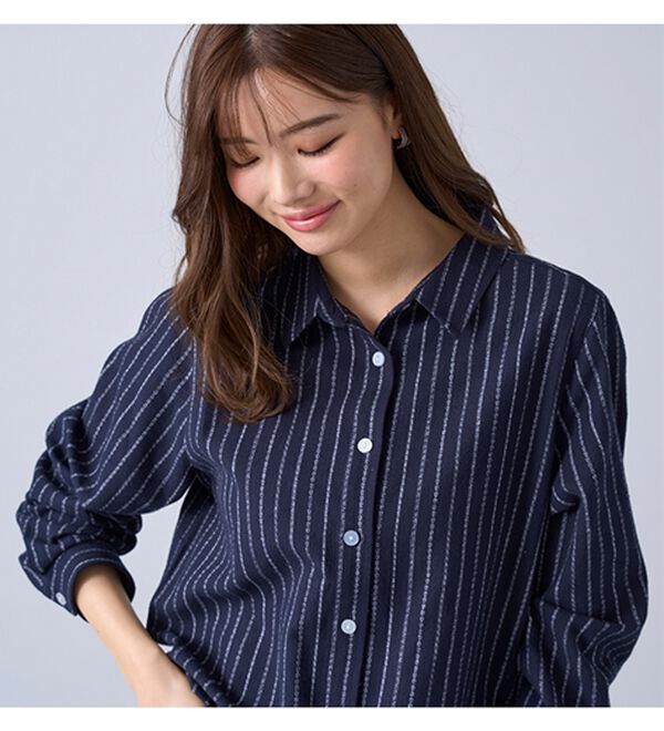 BELLUNA（ベルーナ）の「ＵＶ対策！綿１００％アムンゼン素材シャツ（シャツ）」｜詳細画像