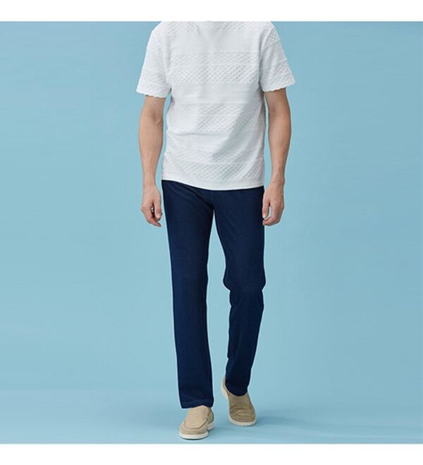 「グーンと伸びる！ひんやり肌心地パンツ（メンズフルレングスパンツ）」｜詳細画像