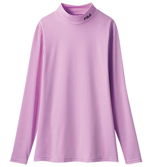 LAVIENNE（ラヴィエンヌ）の「＜ＦＩＬＡ＞ＵＶカットハイネックプルオーバー（カットソー）」｜ライラック
