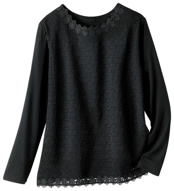 BELLUNA（ベルーナ）の「【２枚組】フォーマル対応デザインブラウス（ブラウス）」｜詳細画像