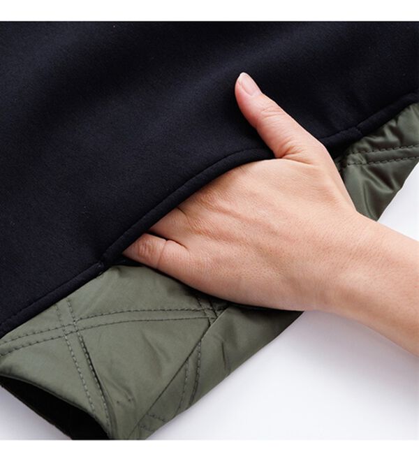 RANAN（ラナン）の「異素材使いブルゾン（ブルゾン）」｜詳細画像