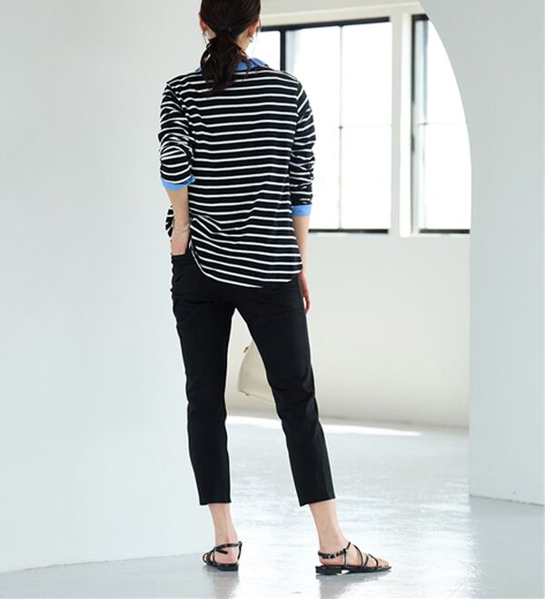 BELLUNA（ベルーナ）の「【再入荷】美ストレッチ素材アンクル丈レギンスパンツ（クロップドパンツ）」｜詳細画像