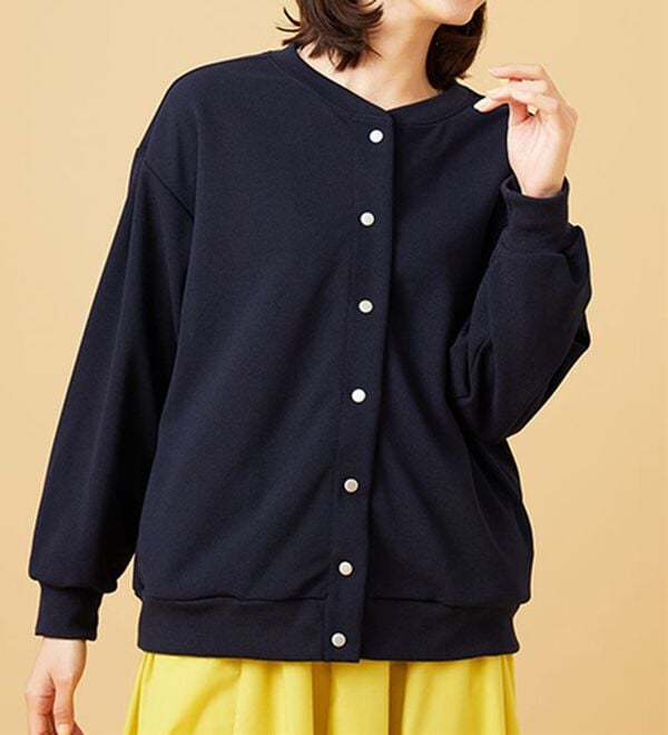 BELLUNA（ベルーナ）の「ストレッチジョーゼット素材カーディガン（その他カーディガン）」｜詳細画像