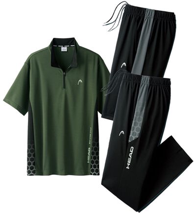 「【３点セット】＜ヘッド＞吸水速乾スポーツウェア３点セット（メンズスポーツウェア（トップス））」
