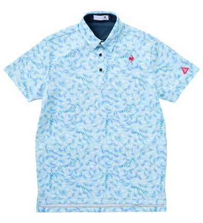 「＜ルコックスポルティフ＞接触冷感小柄半袖シャツ（メンズポロシャツ）」