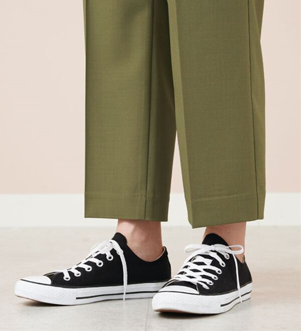 BELLUNA（ベルーナ）の「サラリ美脚見え！タック使いワイドパンツ（ワイドパンツ・ガウチョ）」｜詳細画像