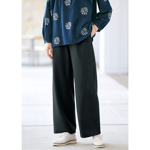 BELLUNA（ベルーナ）の「あったかツイルゆったりパンツ（ワイドパンツ・ガウチョ）」｜詳細画像