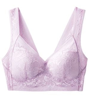 LAVIENNE（ラヴィエンヌ）の「ストレッチレースの次世代ラクブラ（ブラジャー）」｜ラベンダー