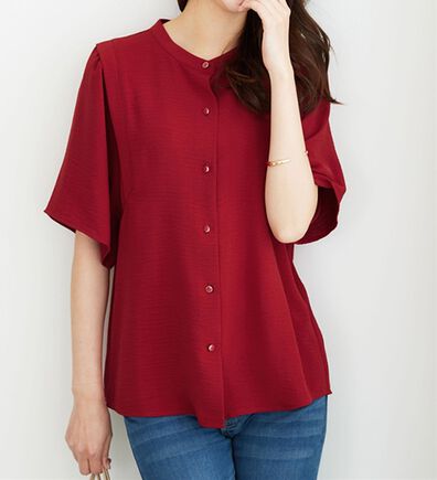 BELLUNA（ベルーナ）の「肩タックデザインブラウス（ブラウス）」