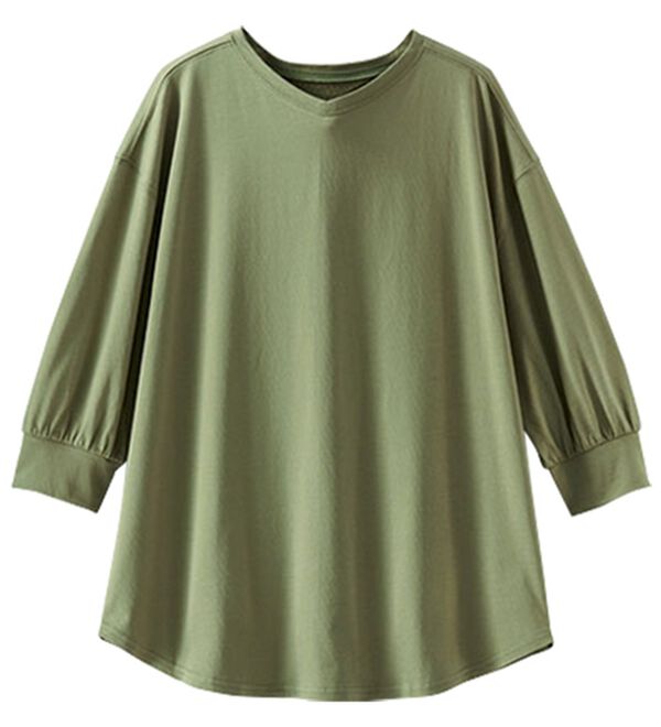 BELLUNA（ベルーナ）の「ひんやり！綿１００％キシリトールプリントチュニック（チュニック）」｜詳細画像