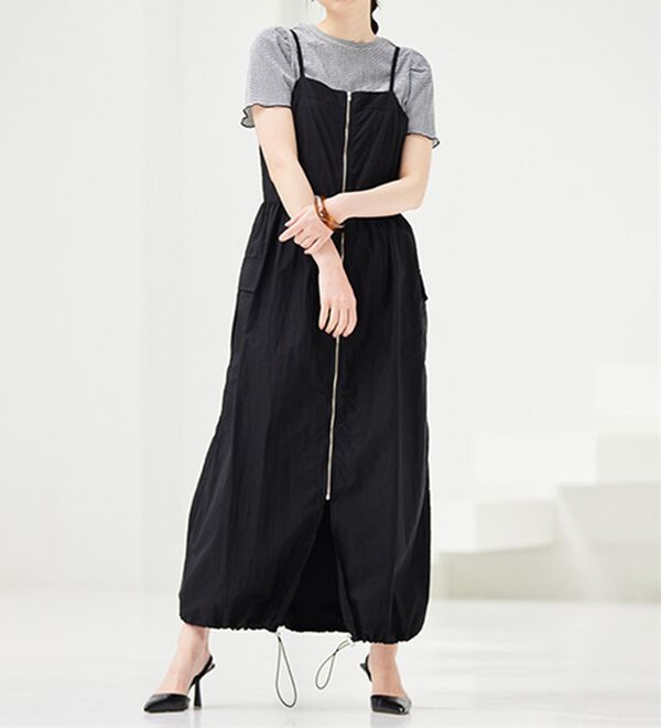 RANAN（ラナン）の「ギンガムチェック楊柳Ｔブラウス（カットソー）」｜詳細画像