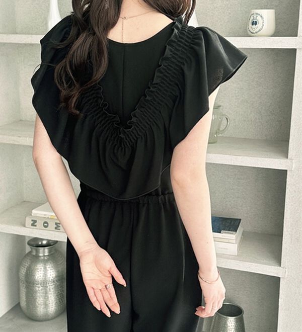 GeeRA（ジーラ）の「マルチＷＡＹフリルサロペット（オールインワン）」｜詳細画像