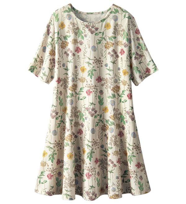 BELLUNA（ベルーナ）の「【接触冷感】フレアーシルエットプリントチュニック（チュニック）」｜詳細画像